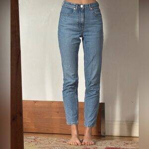 Everlane Women's High Rise Jeans - Light Blue